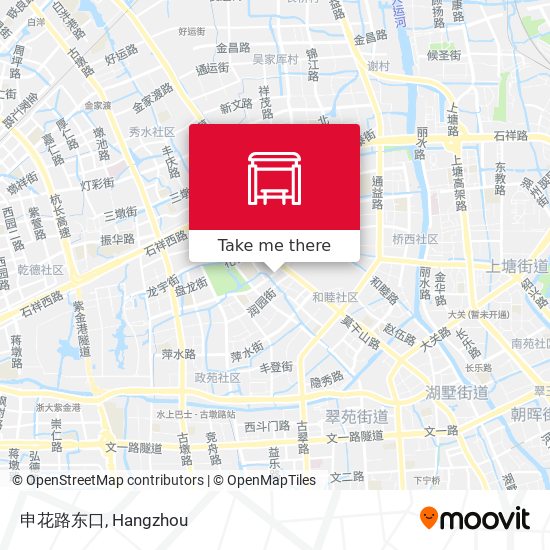 申花路东口 map