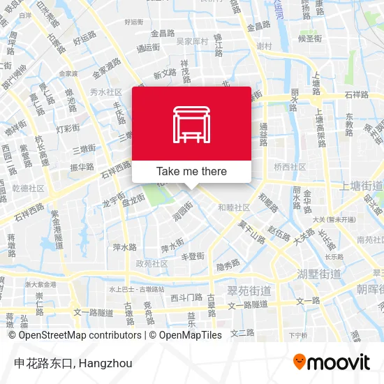 申花路东口 map