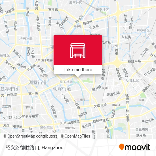 绍兴路德胜路口 map
