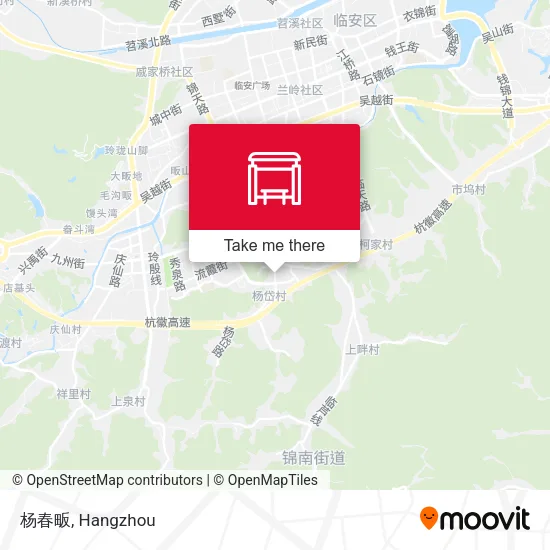 杨春畈 map