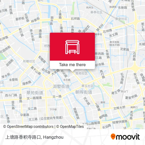 上塘路香积寺路口 map