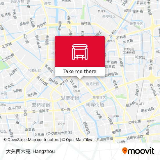 大关西六苑 map
