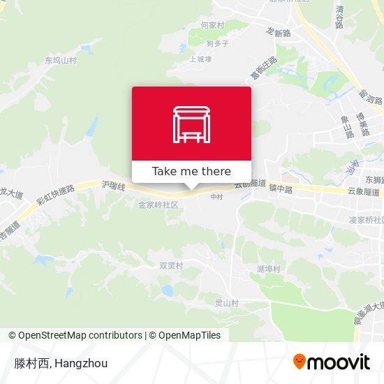 滕村西 map