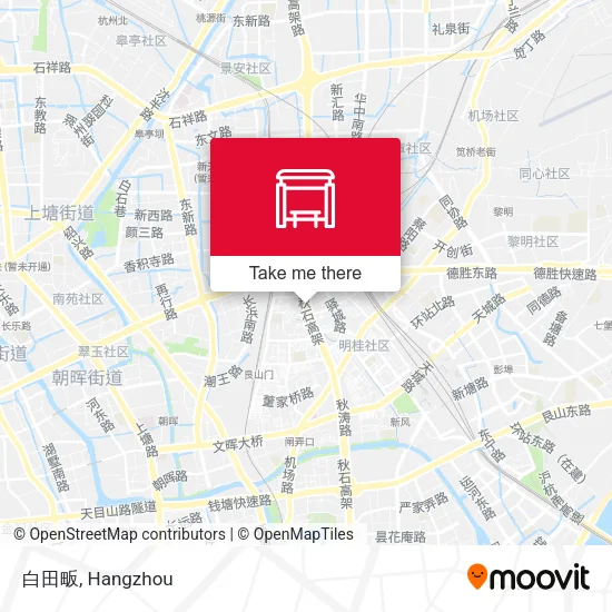 白田畈 map