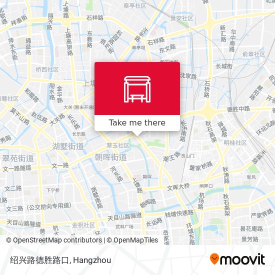 绍兴路德胜路口 map