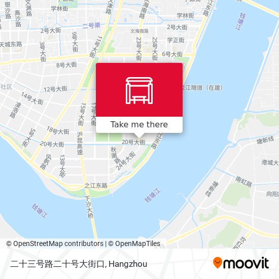 二十三号路二十号大街口 map