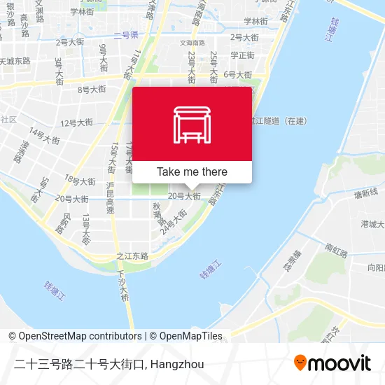 二十三号路二十号大街口 map