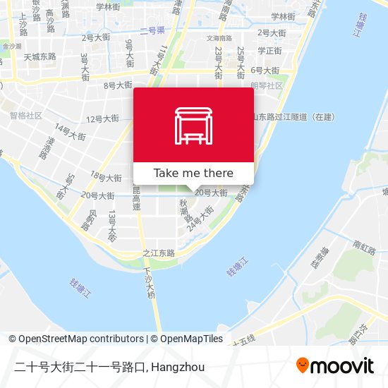 二十号大街二十一号路口 map