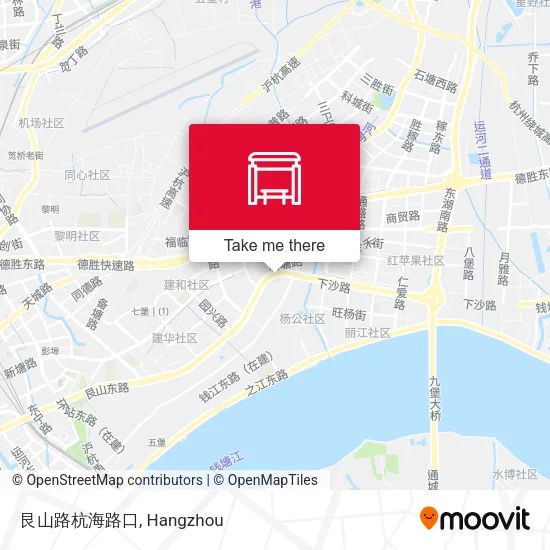 艮山路杭海路口 map