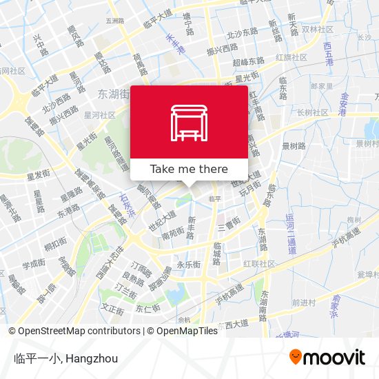 临平一小 map