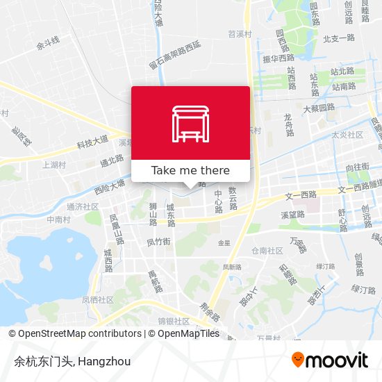余杭东门头 map