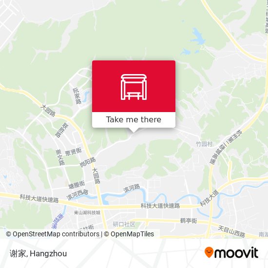 谢家 map
