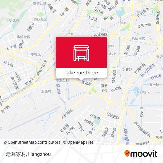 老葛家村 map