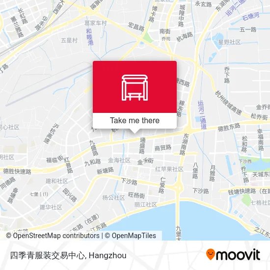 四季青服装交易中心 map