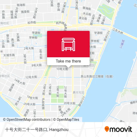 十号大街二十一号路口 map