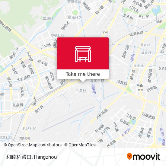 和睦桥路口 map