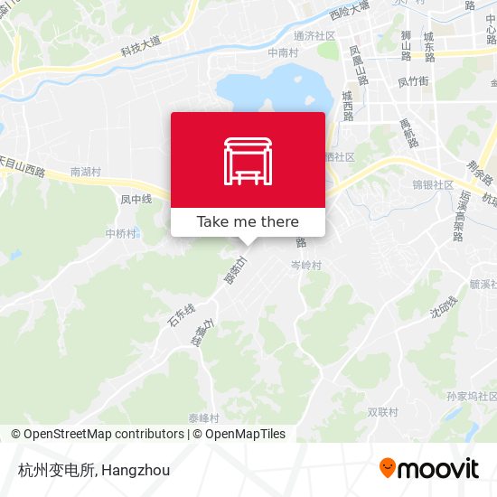 杭州变电所 map