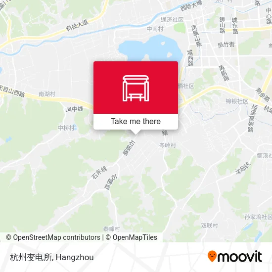 杭州变电所 map