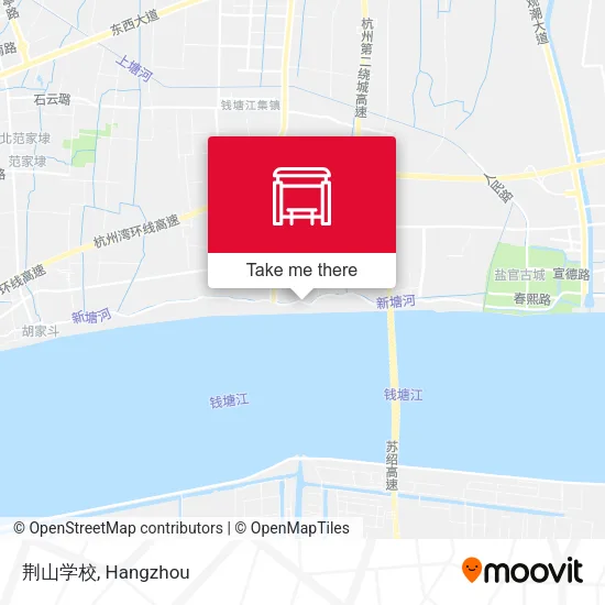 荆山学校 map