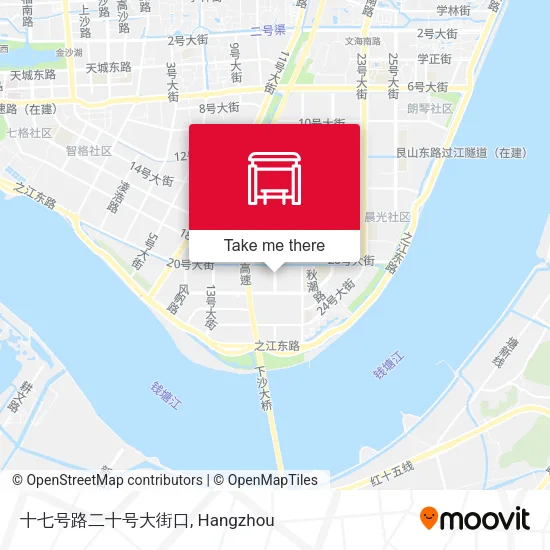 十七号路二十号大街口 map
