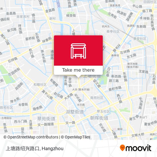 上塘路绍兴路口 map