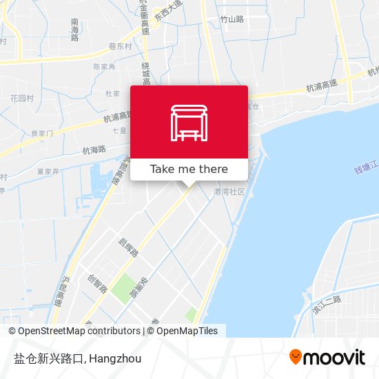 盐仓新兴路口 map