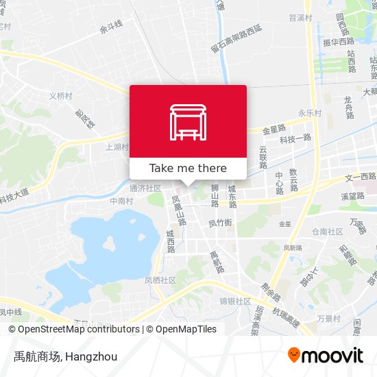 禹航商场 map