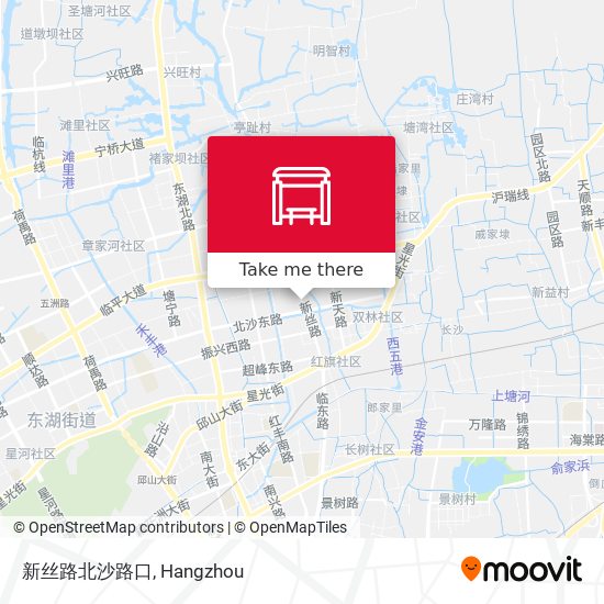 新丝路北沙路口 map