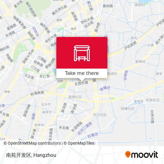 南苑开发区 map