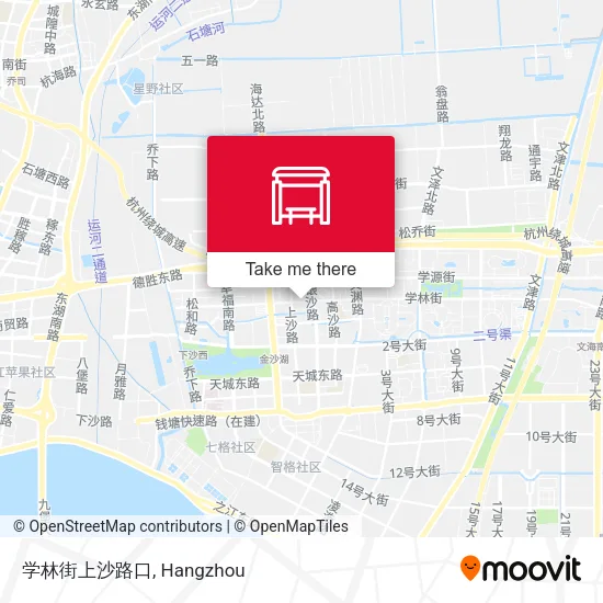 学林街上沙路口 map