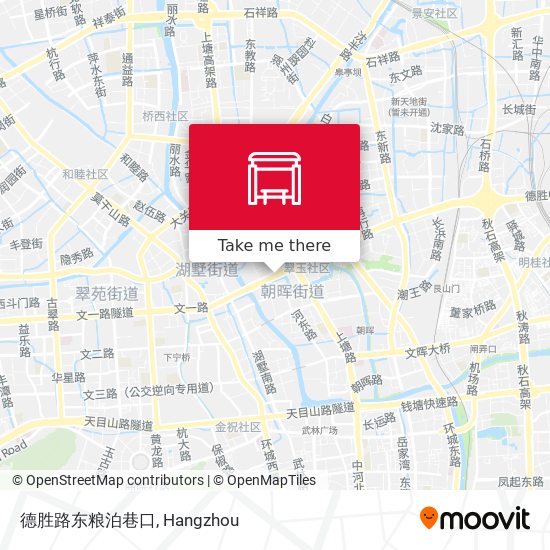 德胜路东粮泊巷口 map