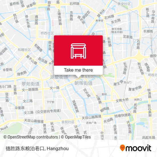 德胜路东粮泊巷口 map