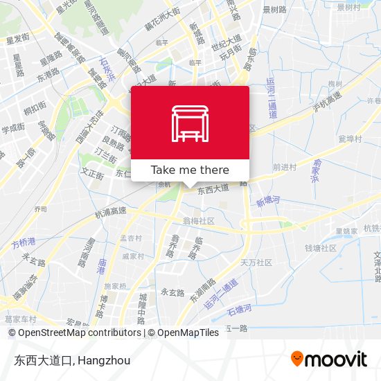 东西大道口 map