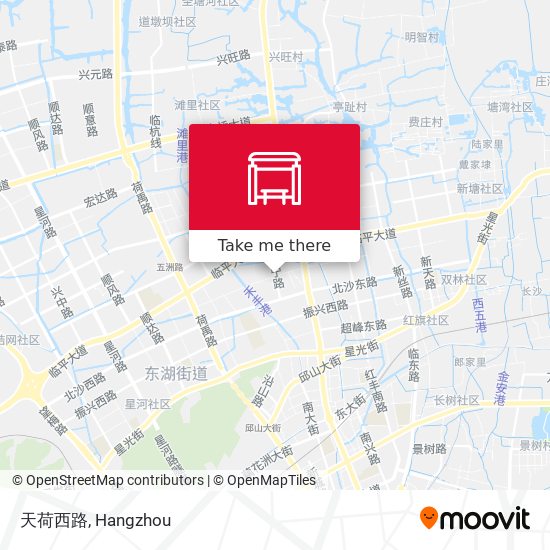 天荷西路 map