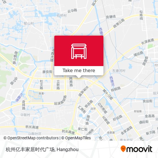 杭州亿丰家居时代广场 map