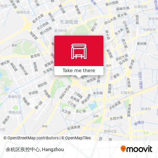 余杭区疾控中心 map