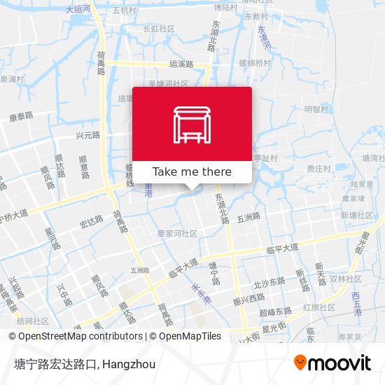 塘宁路宏达路口 map