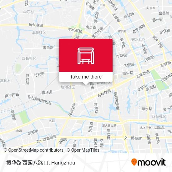振华路西园八路口 map