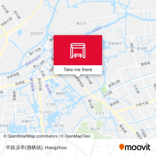 半路凉亭(塘栖镇) map