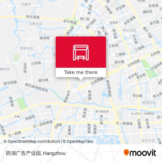 西湖广告产业园 map