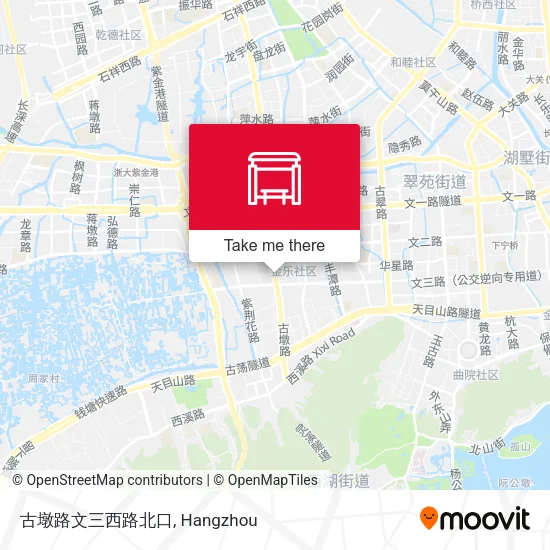 古墩路文三西路北口 map