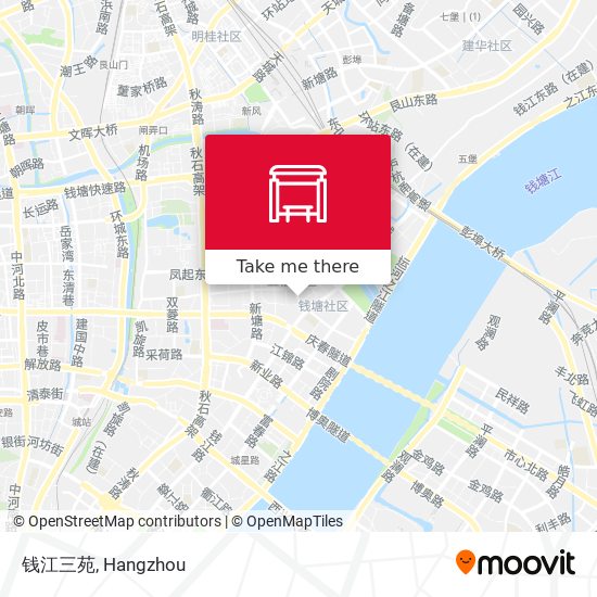 钱江三苑 map