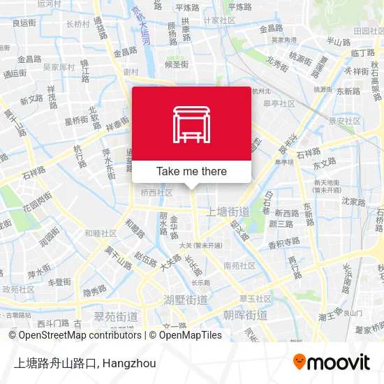 上塘路舟山路口 map