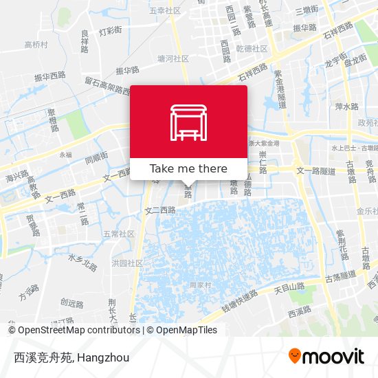 西溪竞舟苑 map