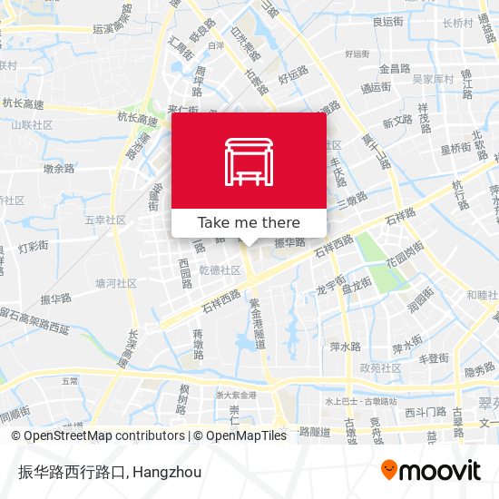 振华路西行路口 map