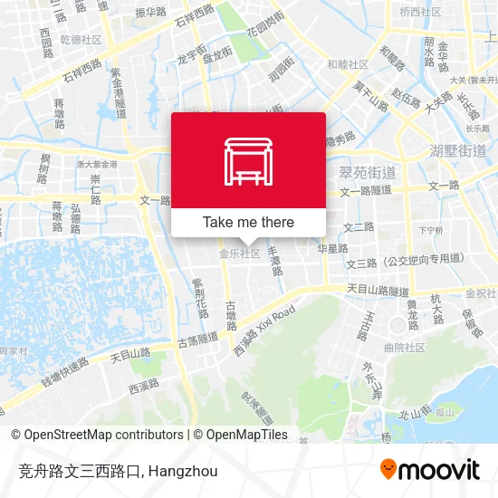 竞舟路文三西路口 map