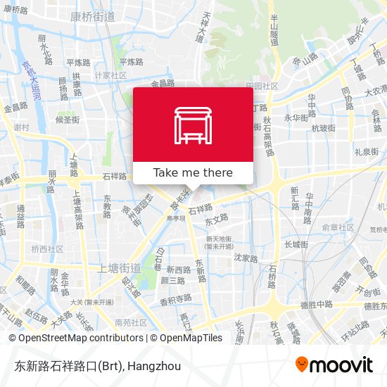 东新路石祥路口(Brt) map