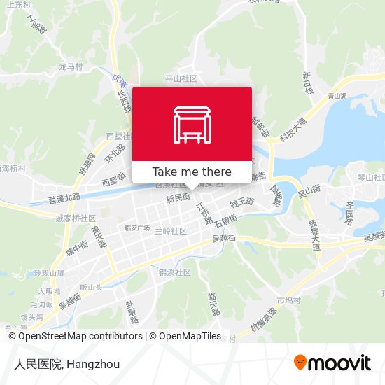 人民医院 map