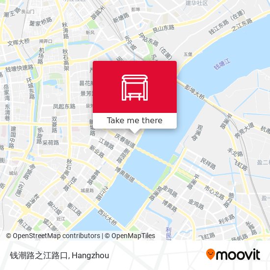 钱潮路之江路口 map