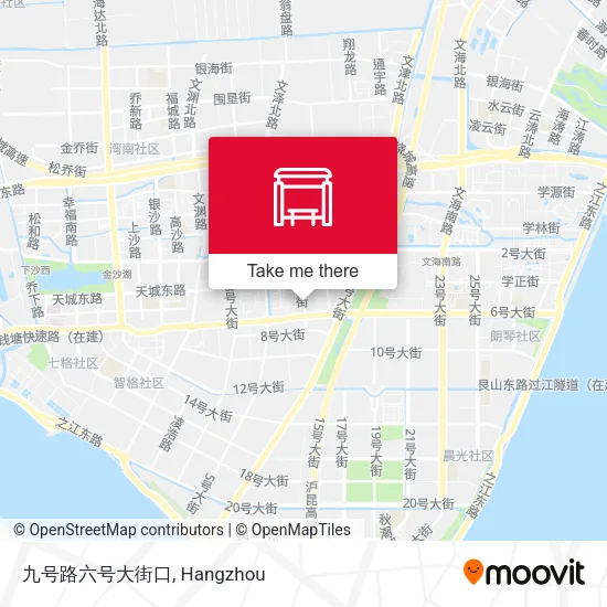 九号路六号大街口 map